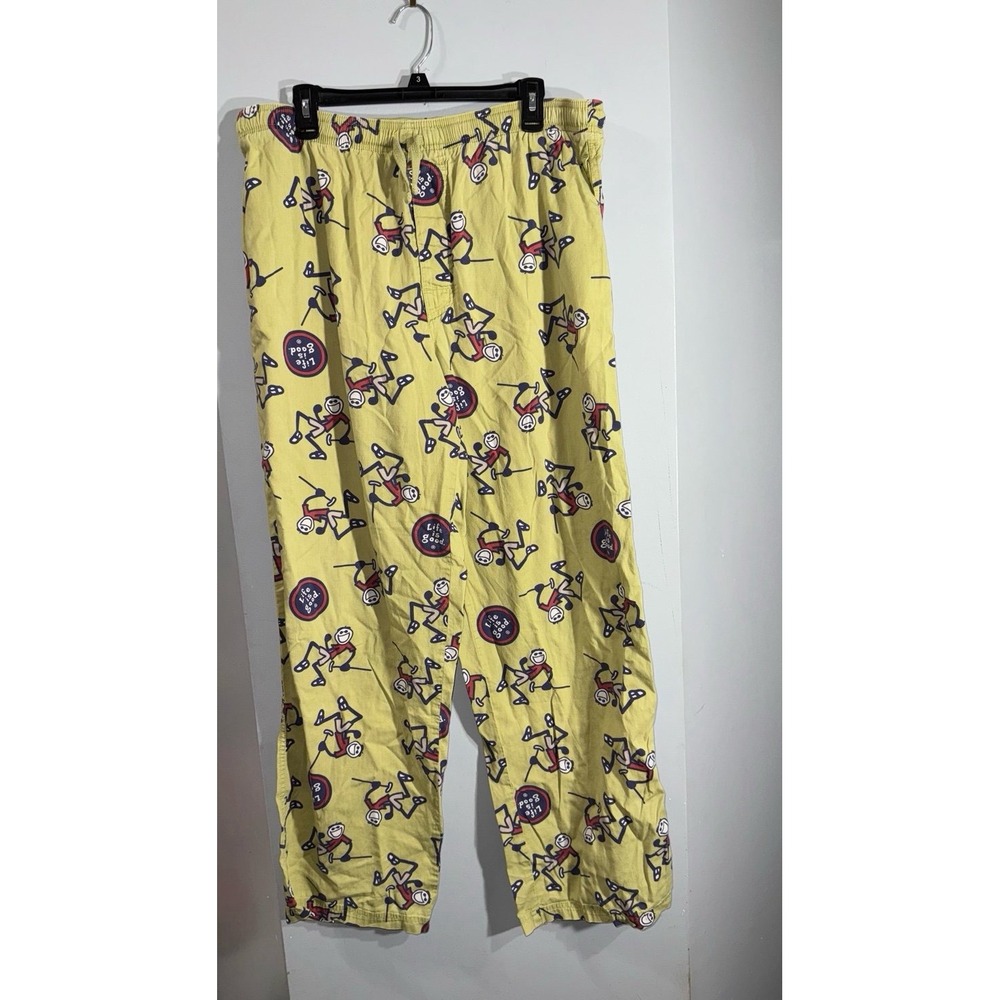 Life Is Good Men's green golfer sleep‎ pants size XL excellent condition
